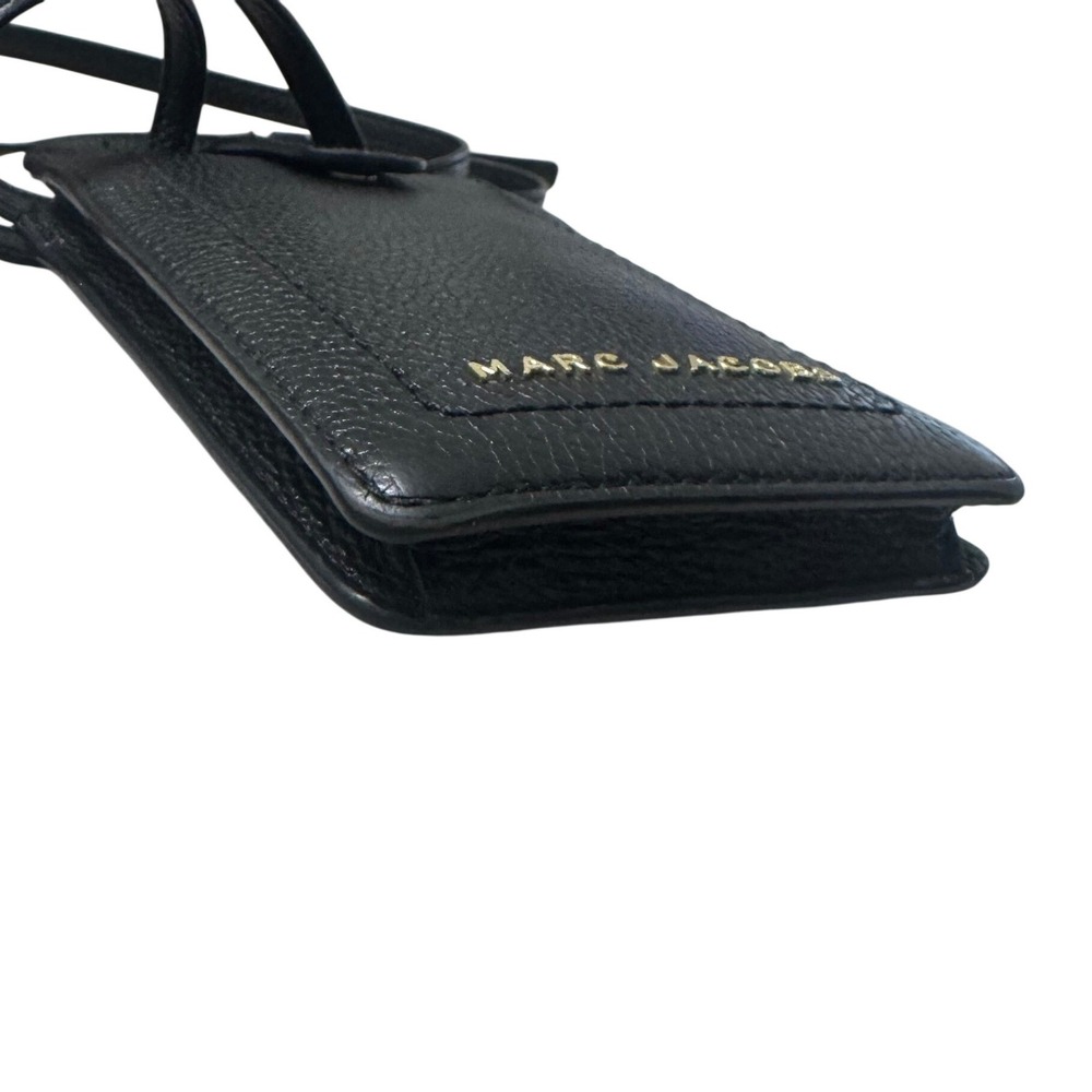 Marc Jacobs Smartphone Crossbody Bag Women Black  Excellent Leather - Picture 8 of 14